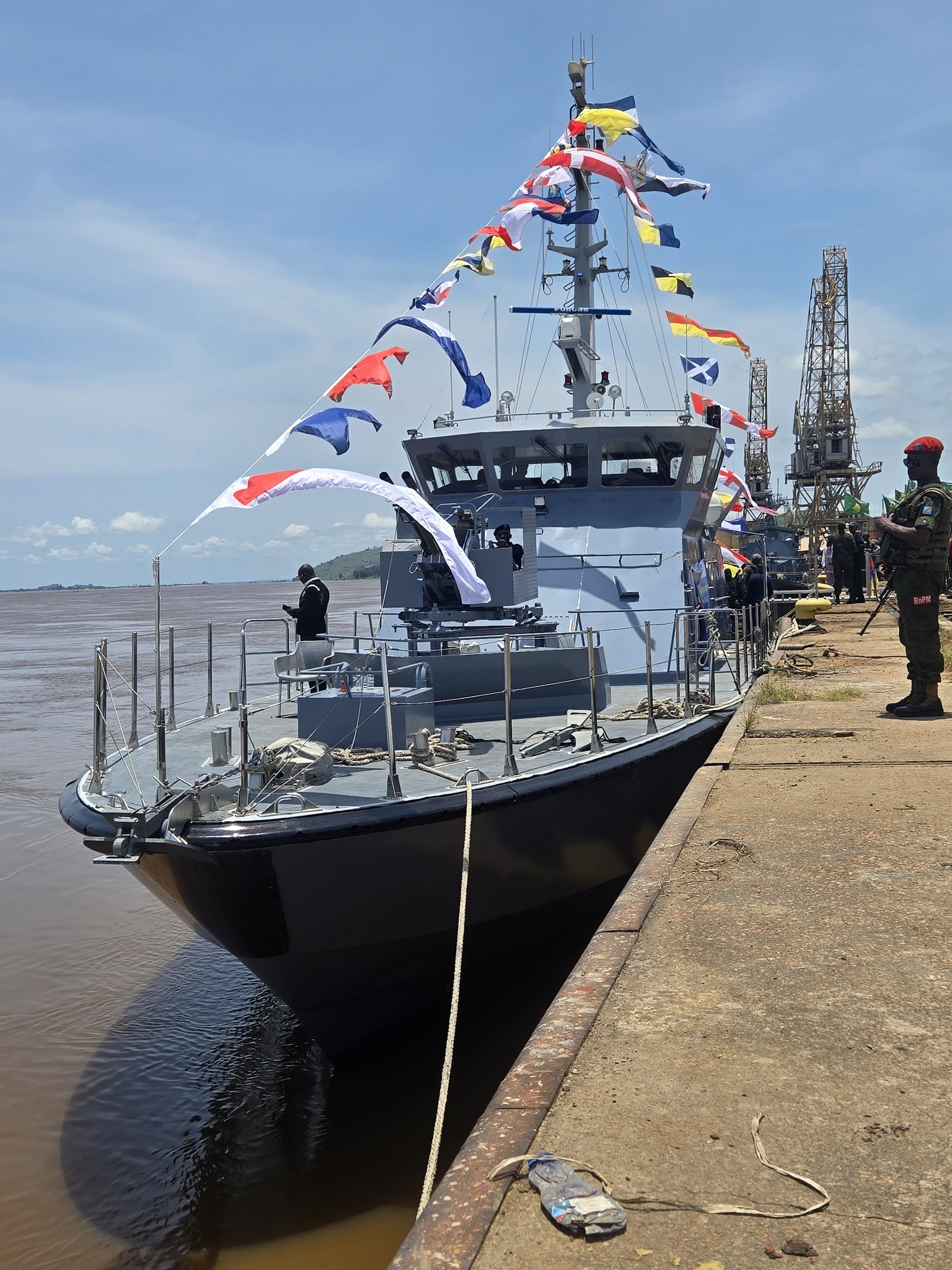La RDC accueille son premier navire patrouilleur haute mer